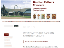 Tablet Screenshot of basilianmuseum.ca